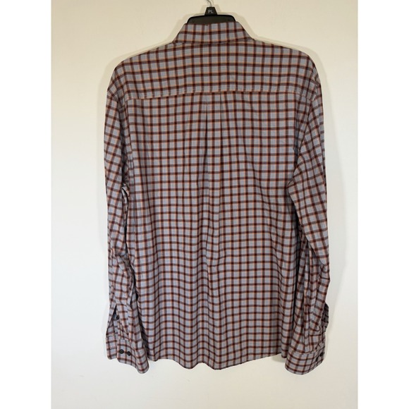 Johnnie-O Shirt Mens Hangin' Out Plaid Button Down Shirt Surfing Size M - Picture 6 of 6